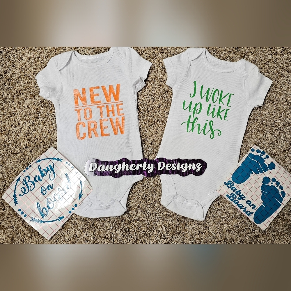 Handcrafted Infant Onsie Bundle - Picture 3 of 3